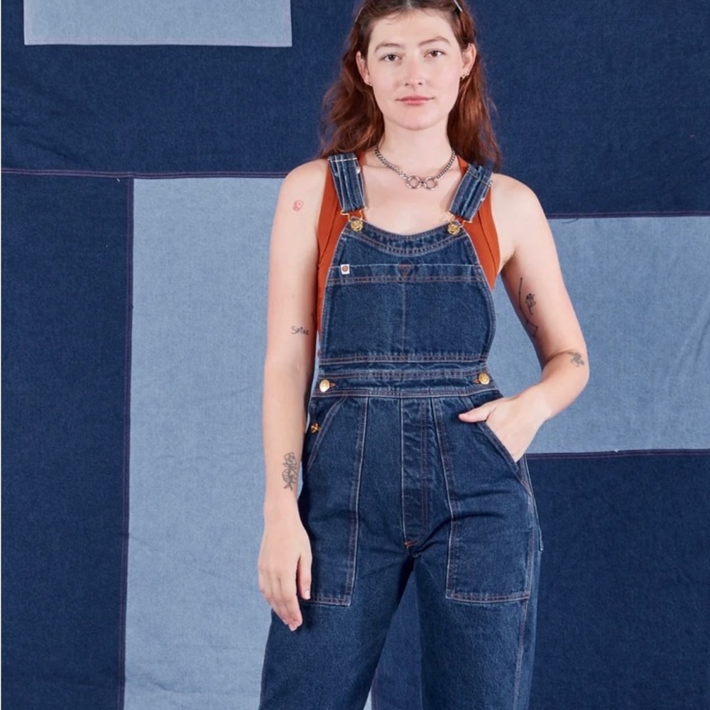 INDIGO DENIM ORIGINAL OVERALLS - DARK WASH